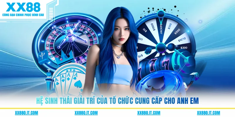 Hệ sinh thái giải trí của tổ chức cung cấp cho anh em 